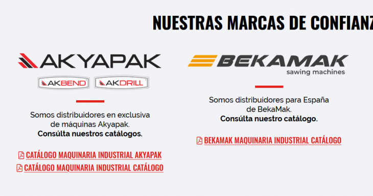 LOS FABRICANTES DE MAQUINARIA INDUSTRIAL QUE PUEDES ENCONTRAR EN MAQUINARIA BARRIUSO