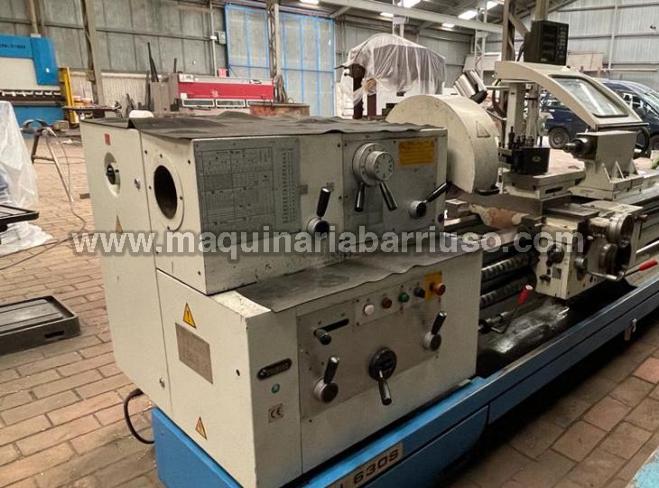 Torno TOS Mod. 630 S visualizado, equipado com dois pratos e duas lunetas (3)