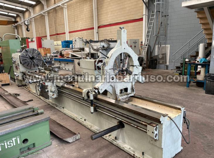 Torno HELLER Mod. TSPV6100 de 5000 mm entre puntos (4)