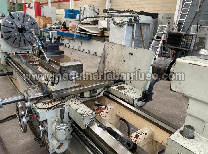 Torno HELLER Mod. TSPV6100 de 5000 mm entre puntos (5)